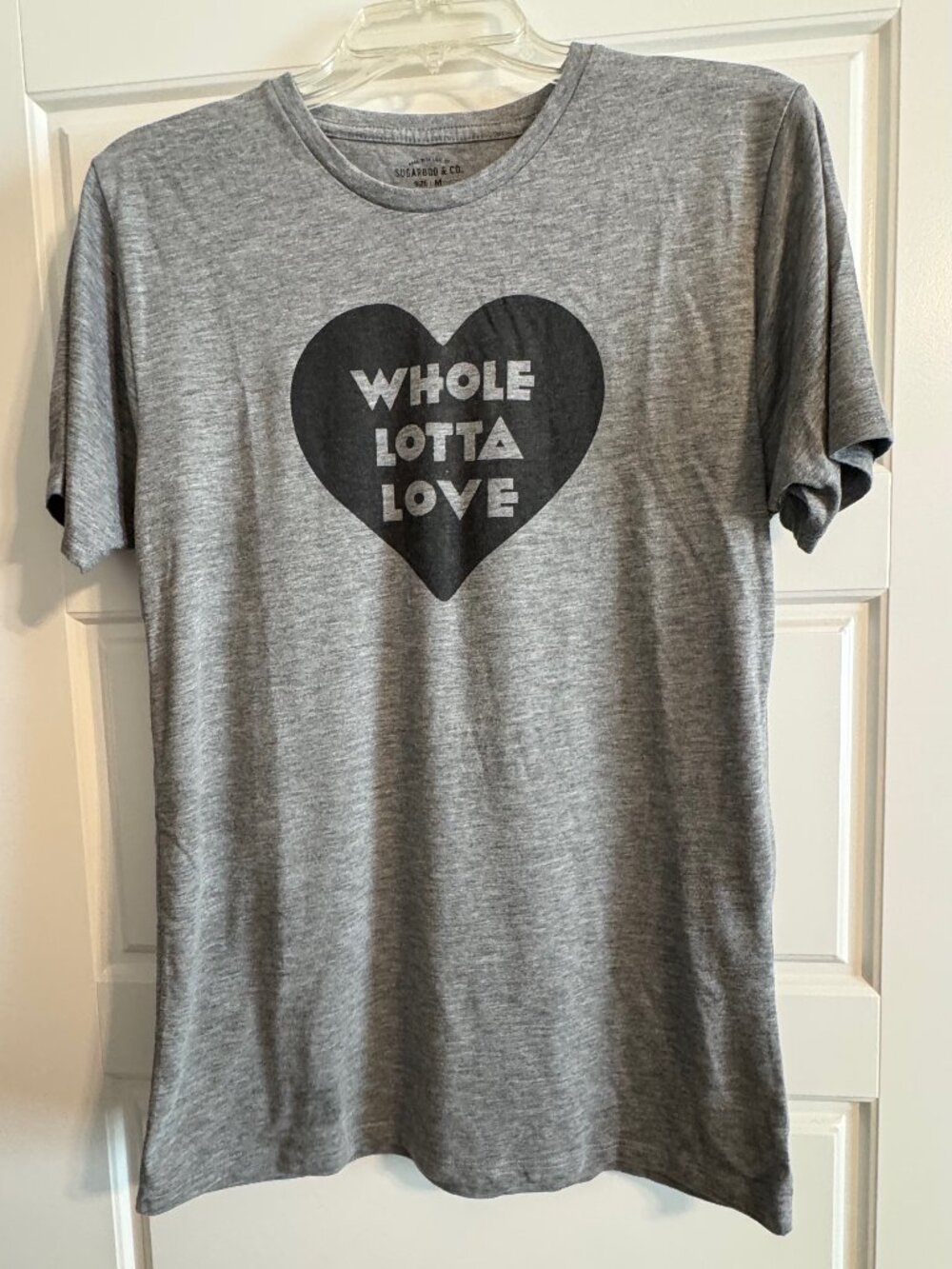 NWOT SugarBoo & Co Whole Lotta Love Short Sleeved Tee Sz. M